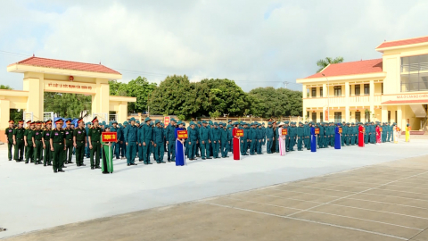 Tam Điệp tổ chức hội thao trung đội d&acirc;n qu&acirc;n cơ động năm 2023