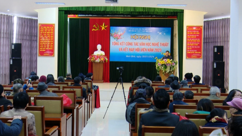 Hội Văn học nghệ thuật tỉnh triển khai nhiệm vụ c&ocirc;ng t&aacute;c năm 2024