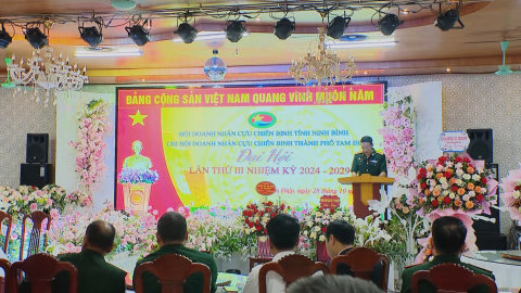 Đại hội Chi Hội doanh nh&acirc;n Cựu Chiến binh th&agrave;nh phố Tam Điệp