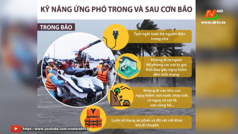 Kỹ năng ứng ph&oacute; trong v&agrave; sau cơn b&atilde;o