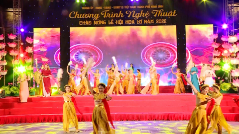 Chương tr&igrave;nh văn nghệ ch&agrave;o mừng Lễ hội Hoa Lư năm 2022