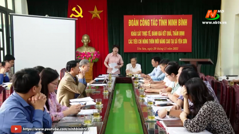 Khảo s&aacute;t thực tế c&aacute;c x&atilde; n&ocirc;ng th&ocirc;n mới n&acirc;ng cao