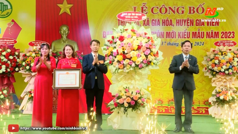 Th&ocirc;n 24, x&atilde; Gia H&ograve;a đạt chuẩn n&ocirc;ng th&ocirc;n mới kiểu mẫu