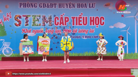 Hoa Lư tổ chức Ng&agrave;y hội STEM cấp trường Tiểu học trong huyện