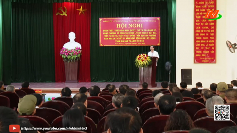 Phường Nam Hoa Lư sơ kết 1 năm triển khai lực lượng bảo vệ  an ninh trật tự ở cơ sở