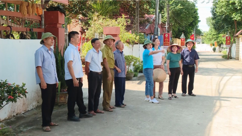 X&acirc;y dựng NTM n&acirc;ng cao tr&ecirc;n qu&ecirc; hương Quỳnh Lưu