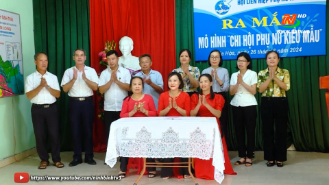 Ra mắt m&ocirc; h&igrave;nh "Chi hội Phụ nữ kiểu mẫu" tại x&atilde; Gia H&ograve;a