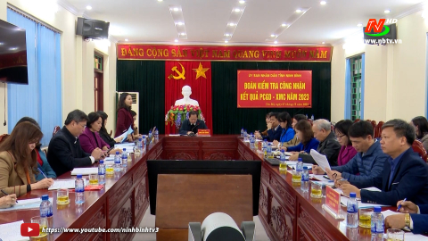 Kiểm tra c&ocirc;ng t&aacute;c phổ cập gi&aacute;o dục, x&oacute;a m&ugrave; chữ năm 2023 tại huyện Y&ecirc;n M&ocirc;
