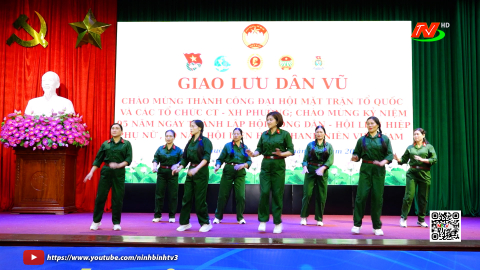 Phường L&yacute; Thường Kiệt tổ chức chương tr&igrave;nh giao lưu d&acirc;n vũ