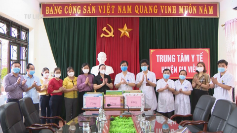 Chương tr&igrave;nh " N&acirc;ng cao sức khỏe, ph&ograve;ng chống dịch Covid-19" cho phụ nữ
