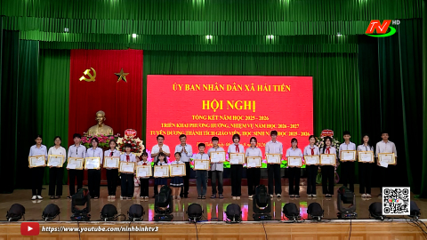X&atilde; Hải Tiến tổng kết năm học 2025 - 2026