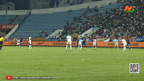 Th&eacute;p Xanh Nam Định chia điểm với  H&agrave; Nội FC tại s&acirc;n Thi&ecirc;n Trường