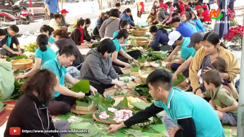 Chương tr&igrave;nh thiện nguyện "Vạn b&aacute;nh chưng xanh"