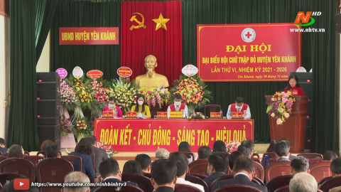 Đại hội đại biểu Hội Chữ thập đỏ huyện Y&ecirc;n Kh&aacute;nh lần VI
