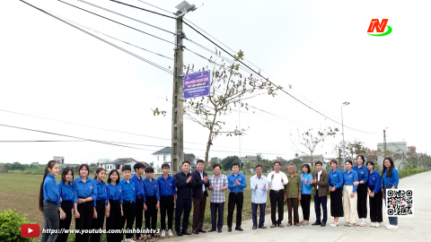 Huyện Đo&agrave;n Y&ecirc;n Kh&aacute;nh b&agrave;n giao c&ocirc;ng tr&igrave;nh thanh ni&ecirc;n