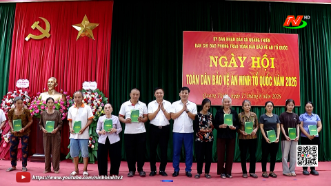Ng&agrave;y hội To&agrave;n d&acirc;n bảo vệ An ninh tổ quốc x&atilde; Quang Thiện
