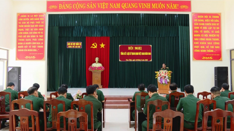 Ban CHQS huyện Hoa Lư, TP. Tam Điệp, Trung đo&agrave;n 855 tổng kết luật sỹ quan
