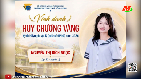 Học sinh Ninh B&igrave;nh gi&agrave;nh huy chương V&agrave;ng Olympic  vật l&yacute; quốc tế năm 2026