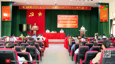 X&atilde; Quang Thiện đối thoại với hội vi&ecirc;n hội N&ocirc;ng d&acirc;n