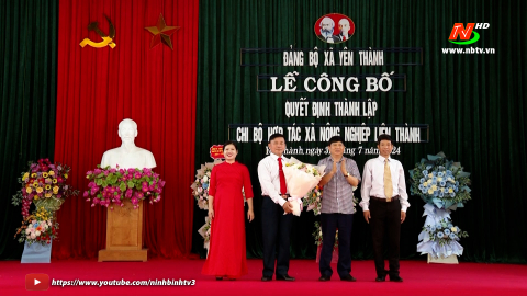 Th&agrave;nh lập Chi bộ Hợp t&aacute;c x&atilde; n&ocirc;ng nghiệp Li&ecirc;n Th&agrave;nh