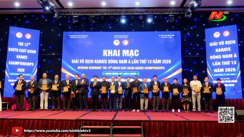 Khai mạc giải v&ocirc; địch Karate Đ&ocirc;ng Nam &Aacute; lần thứ 13 năm 2026