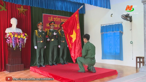 Lễ tốt nghiệp lớp đ&agrave;o tạo sĩ quan dự bị