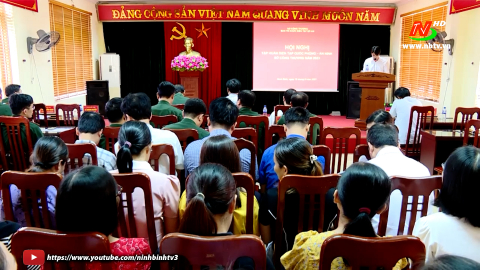 Tập huấn diễn tập quốc ph&ograve;ng, an ninh Sở C&ocirc;ng Thương tỉnh năm 2023