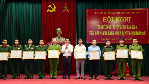 Nho Quan triển khai c&ocirc;ng t&aacute;c ph&ograve;ng chống thi&ecirc;n tai v&agrave; t&igrave;m kiếm cứu nạn năm 2025