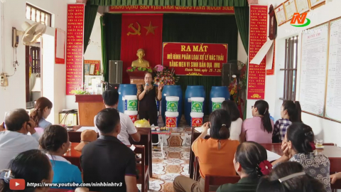 Ra mắt m&ocirc; h&igrave;nh &ldquo;ph&acirc;n loại v&agrave; xử l&yacute; r&aacute;c thải bằng men vi sinh&rdquo;