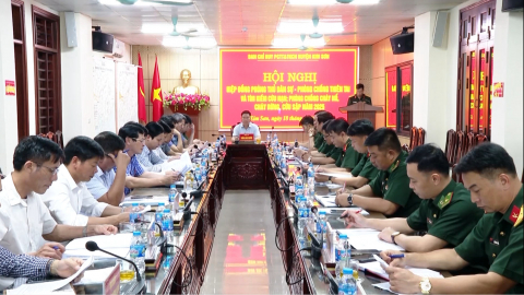 Kim Sơn hiệp đồng ph&ograve;ng chống thi&ecirc;n tai v&agrave; t&igrave;m kiếm cứu nạn năm 2025