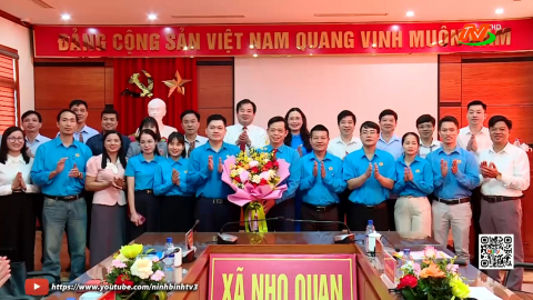 C&ocirc;ng bố quyết định th&agrave;nh lập c&ocirc;ng đo&agrave;n x&atilde; Nho Quan