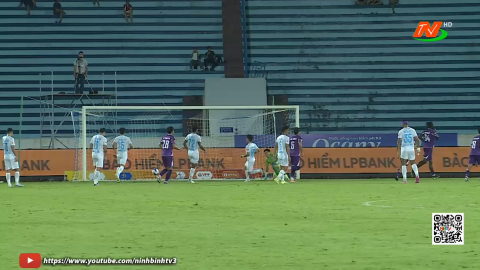 Th&eacute;p Xanh Nam Định nhận thất bại tr&ecirc;n s&acirc;n nh&agrave; ở V&ograve;ng 7 Vleague 1