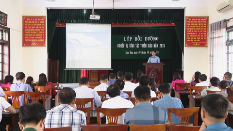 Kim Sơn bồi dưỡng nghiệp vụ c&ocirc;ng t&aacute;c tuy&ecirc;n gi&aacute;o