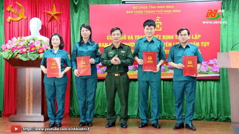 Th&agrave;nh lập Ban Chỉ huy Qu&acirc;n sự c&aacute;c trường THPT tr&ecirc;n địa b&agrave;n huyện Kim Sơn, th&agrave;nh phố Ninh B&igrave;nh