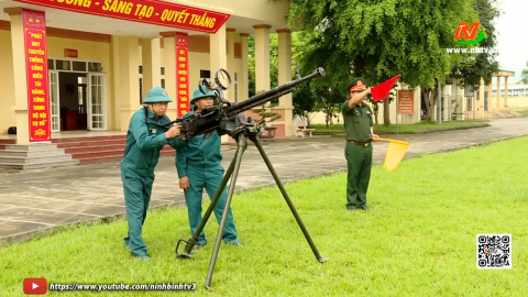 Nho Quan huấn luyện d&acirc;n qu&acirc;n binh chủng năm 2025