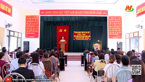 Th&agrave;nh phố Tam Điệp bồi dưỡng kiến thức quốc ph&ograve;ng v&agrave; an ninh cho c&aacute;n bộ đối tượng 4