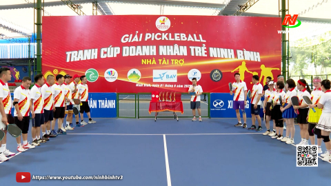 Giải Pickleball tranh c&uacute;p doanh nh&acirc;n trẻ Ninh B&igrave;nh năm 2025
