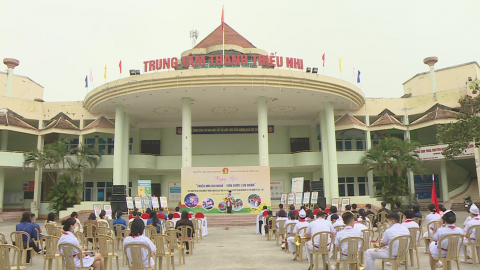 Ng&agrave;y hội " Thiếu nhi vui khỏe, tiến bước li&ecirc;n đo&agrave;n"