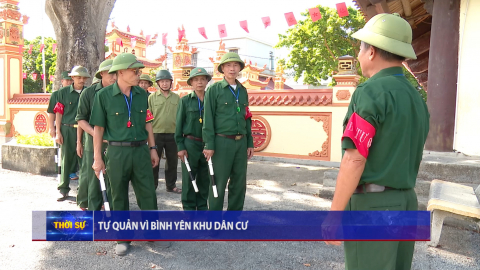 Tự quản v&igrave; b&igrave;nh y&ecirc;n khu d&acirc;n cư
