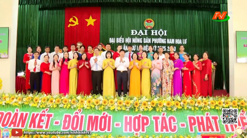 Đại hội đại biểu Hội N&ocirc;ng d&acirc;n phường Nam Hoa Lư, nhiệm kỳ 2025 - 2030