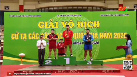 Bế mạc Giải v&ocirc; địch cử tạ c&aacute;c C&acirc;u lạc bộ quốc gia năm 2026