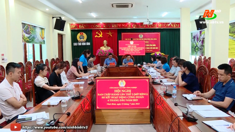 C&ocirc;ng đo&agrave;n c&aacute;c Khu C&ocirc;ng nghiệp tỉnh triển khai nhiệm vụ 6 th&aacute;ng cuối năm 2023