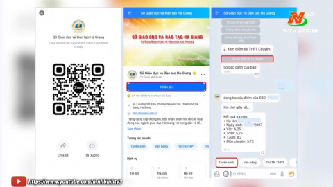Tra cứu điểm thi tốt nghiệp THPT qua Zalo