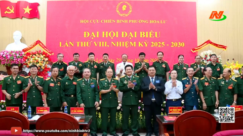 Đại hội đại biểu Hội Cựu chiến binh phường Hoa Lư nhiệm kỳ 2025-2030