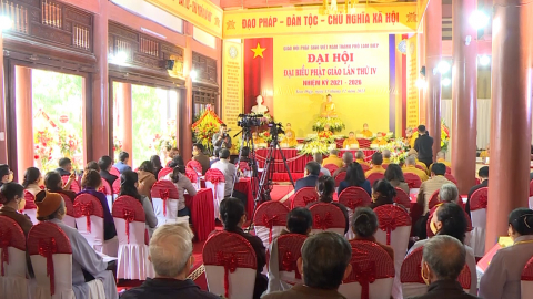Đại hội đại biểu phật gi&aacute;o th&agrave;nh phố Tam Điệp lần thứ IV