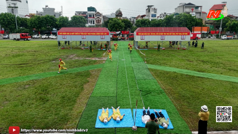 Hội thi nghiệp vụ chữa ch&aacute;y v&agrave; CNCH "Tổ li&ecirc;n gia an to&agrave;n PCCC" năm 2026