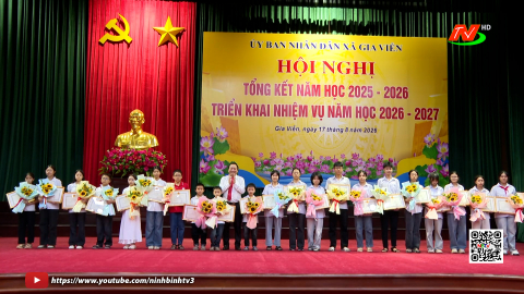 X&atilde; Gia Viễn tổng kết năm học 2025 - 2026