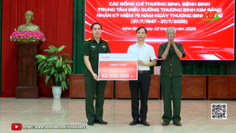 Viettel Ninh B&igrave;nh thăm, tặng qu&agrave; nh&acirc;n kỷ niệm 79 năm ng&agrave;y Thương binh, liệt sỹ