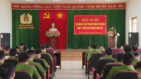 Tập huấn về cơ chế phối hợp th&ocirc;ng tin trợ gi&uacute;p ph&aacute;p l&yacute; trong lĩnh vực h&igrave;nh sự