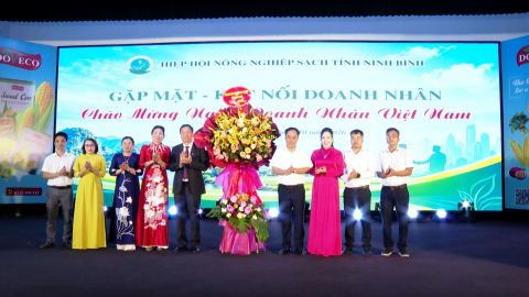 Gặp mặt, kết nối doanh nh&acirc;n Hiệp hội N&ocirc;ng nghiệp sạch Ninh B&igrave;nh